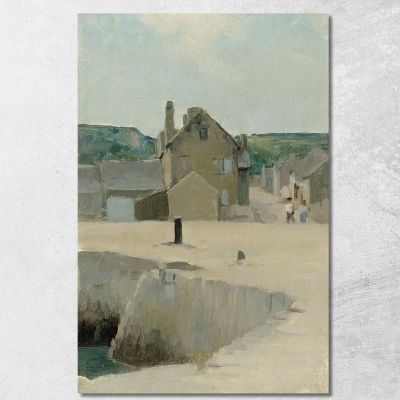 Kyläkuva Eero Järnefelt ejr17 canvas print 