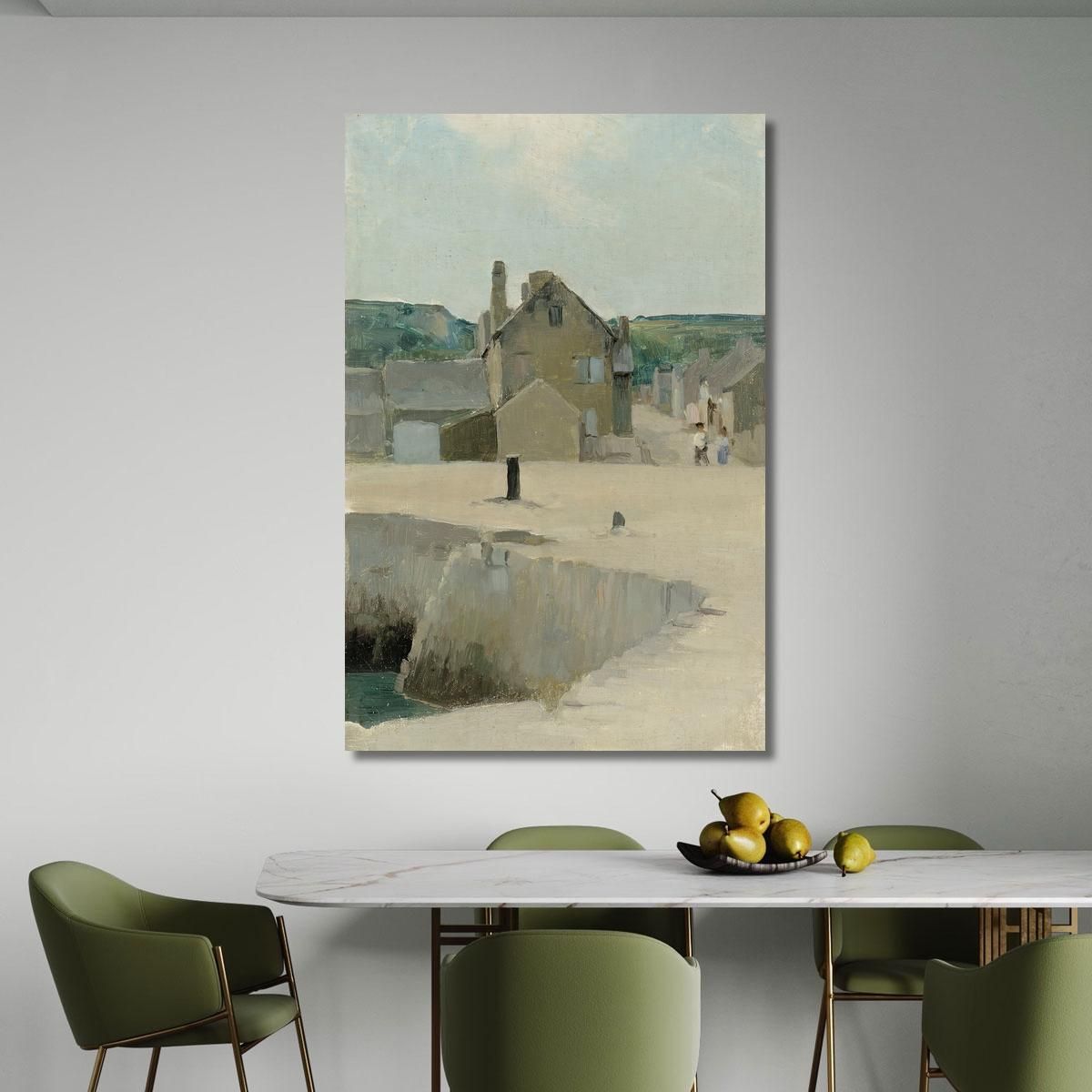 Kyläkuva Eero Järnefelt ejr17 canvas print 