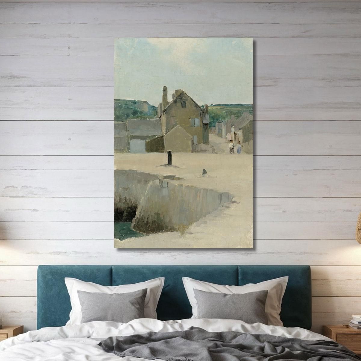 Kyläkuva Eero Järnefelt ejr17 canvas print 