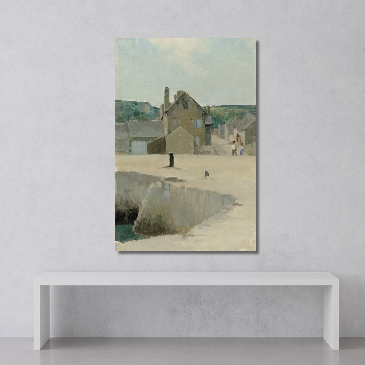 Kyläkuva Eero Järnefelt ejr17 canvas print 
