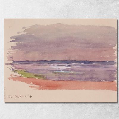 Lake Or Seascape Eero Järnefelt ejr19 canvas print 