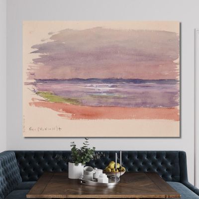 Lake Or Seascape Eero Järnefelt ejr19 canvas print 