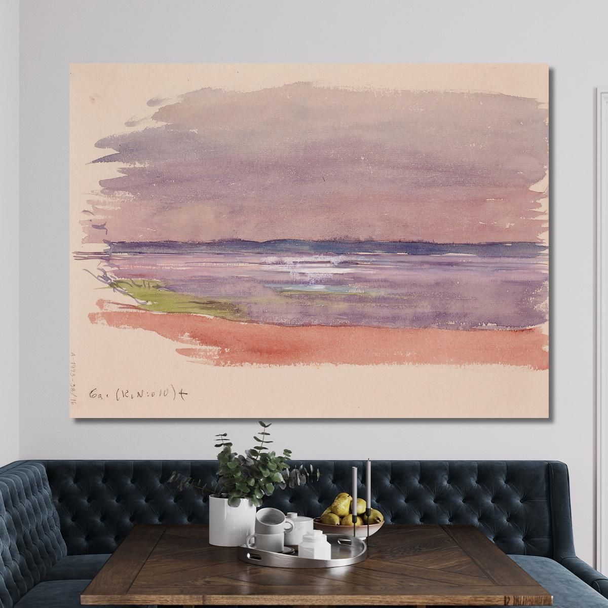 Lake Or Seascape Eero Järnefelt ejr19 canvas print 