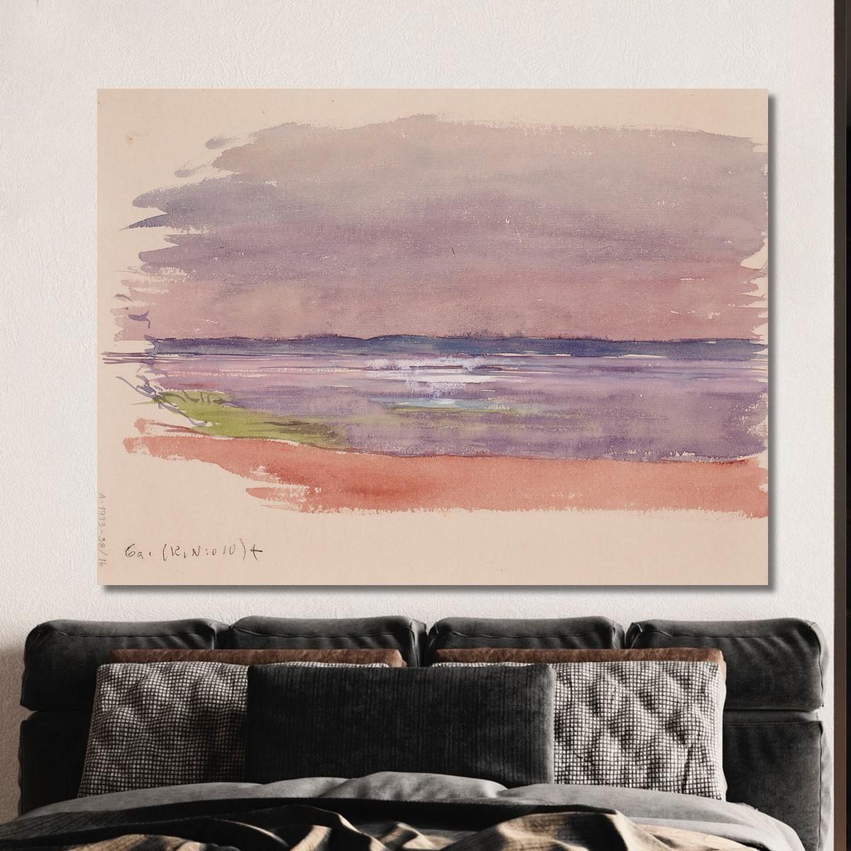 Lake Or Seascape Eero Järnefelt ejr19 canvas print 