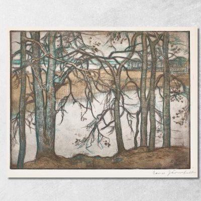 Lake Shore With Reeds Eero Järnefelt ejr21 canvas print 