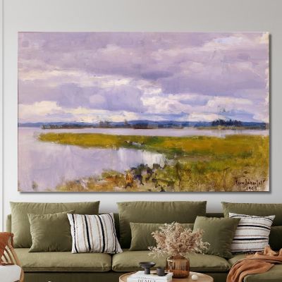 Landscape Eero Järnefelt ejr23 canvas print 