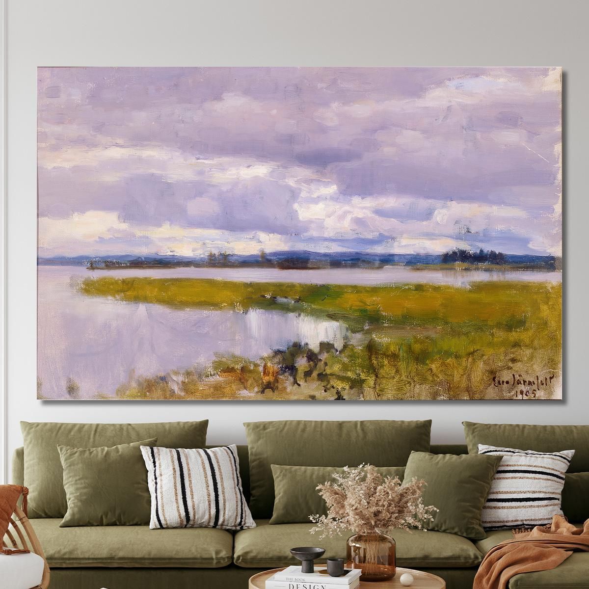 Landscape Eero Järnefelt ejr23 canvas print 