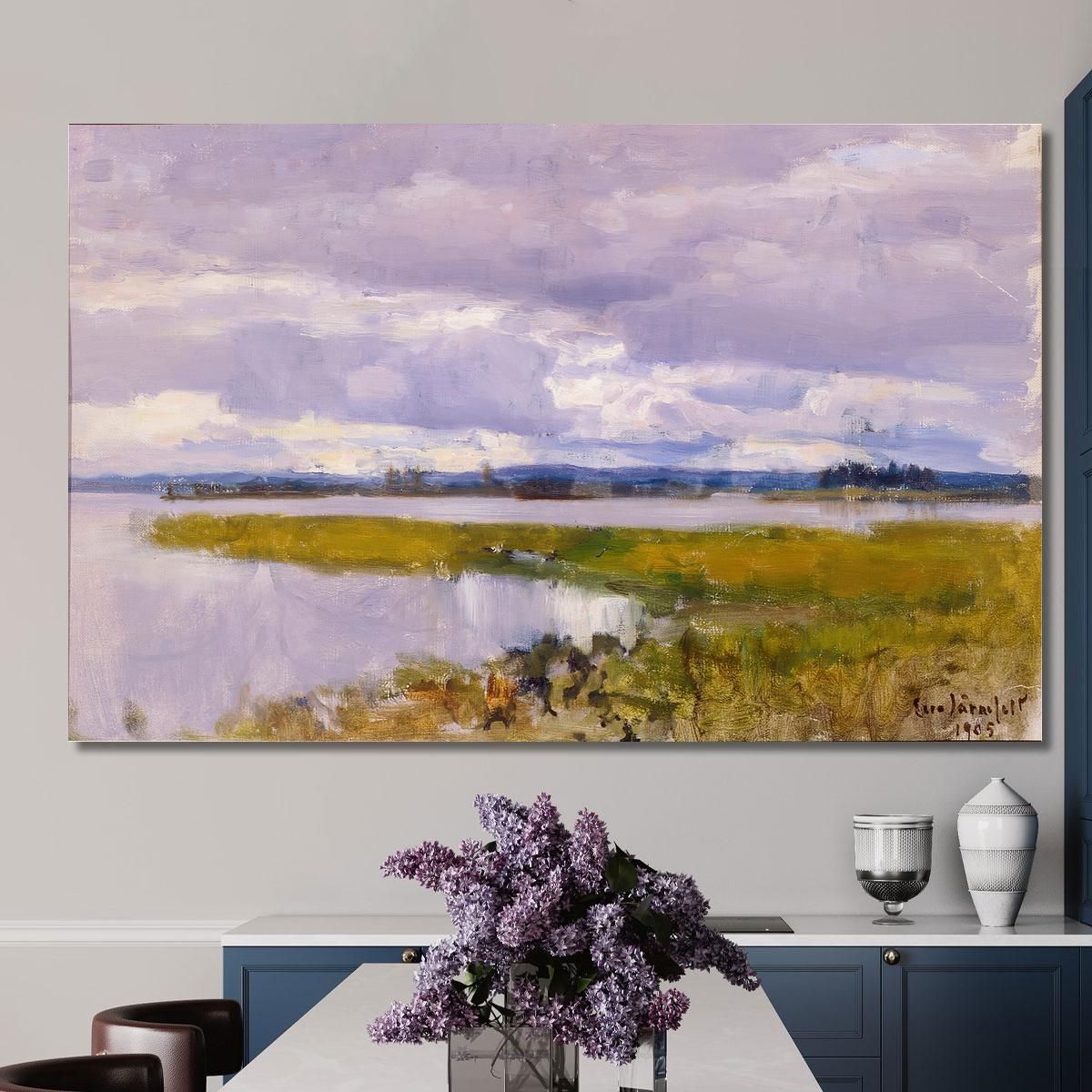 Landscape Eero Järnefelt ejr23 canvas print 