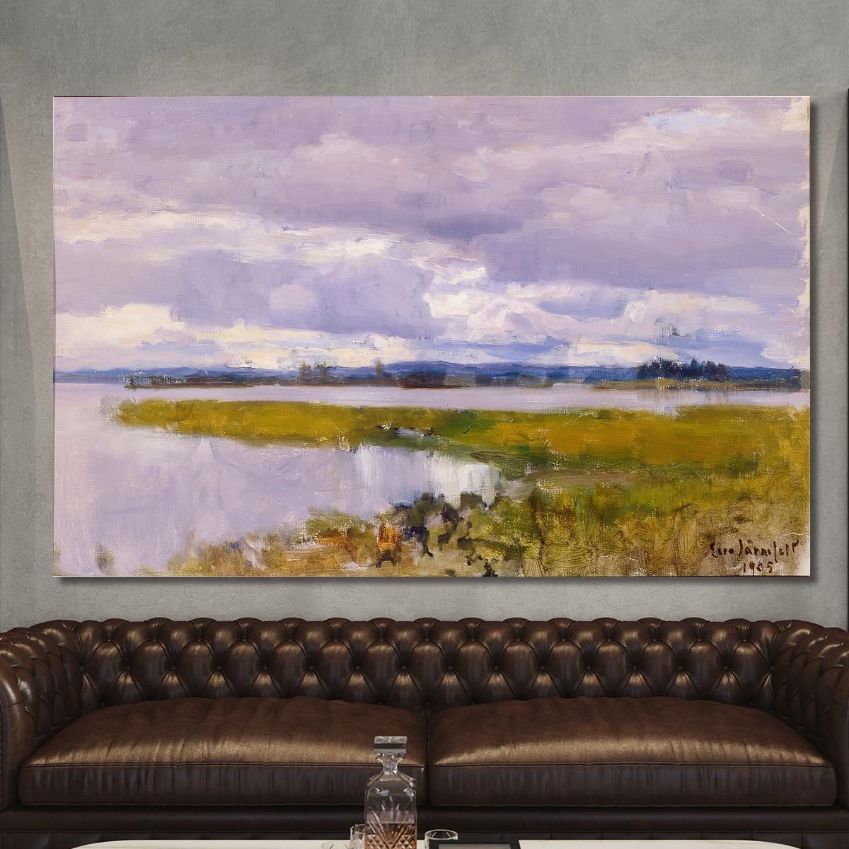 Landscape Eero Järnefelt ejr23 canvas print 