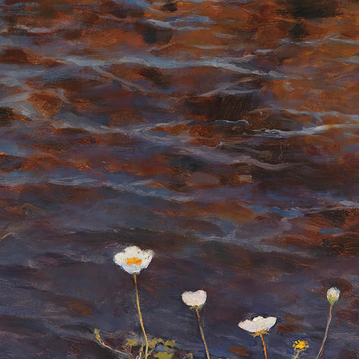 Pond Water Crowfoot Eero Järnefelt ejr26 canvas print
