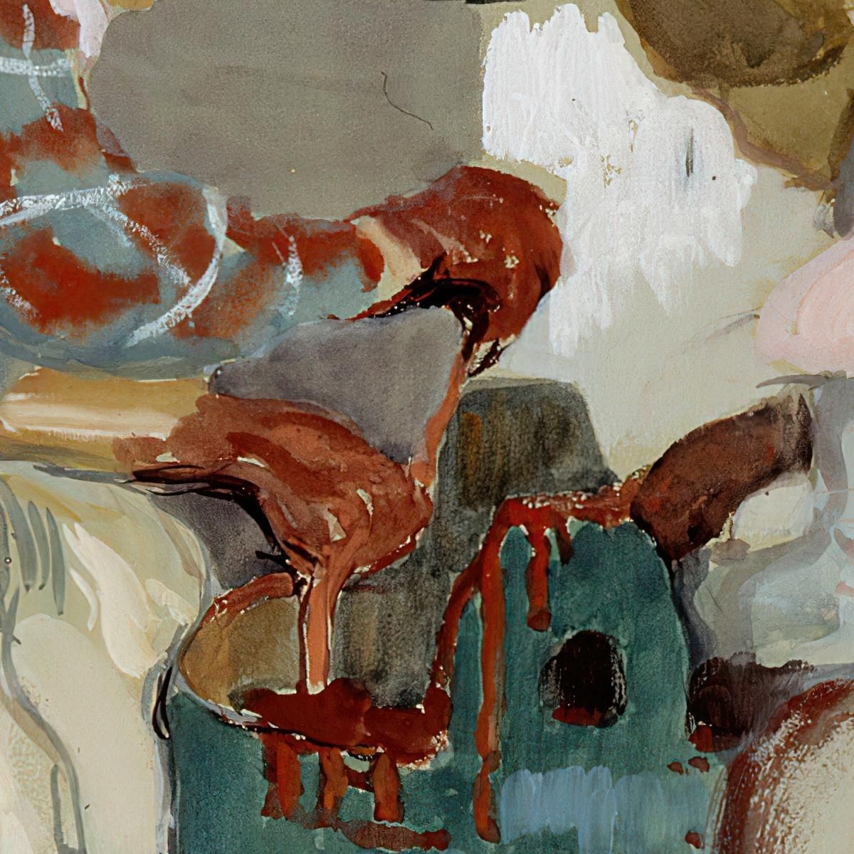 Two Girls Dyeing Fabric Eero Järnefelt ejr37 canvas print