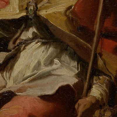 Saints Petronius Of Bologna And Bernardin Of Siena Gaetano Gandolfi ggn10 canvas print