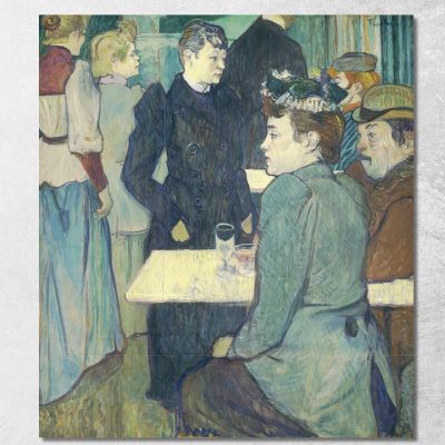 A Corner Of The Moulin De La Galette Henri de Toulouse-Lautrec htl1 canvas print 