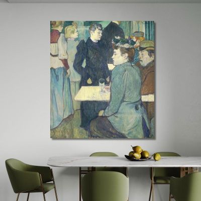 A Corner Of The Moulin De La Galette Henri de Toulouse-Lautrec htl1 canvas print 