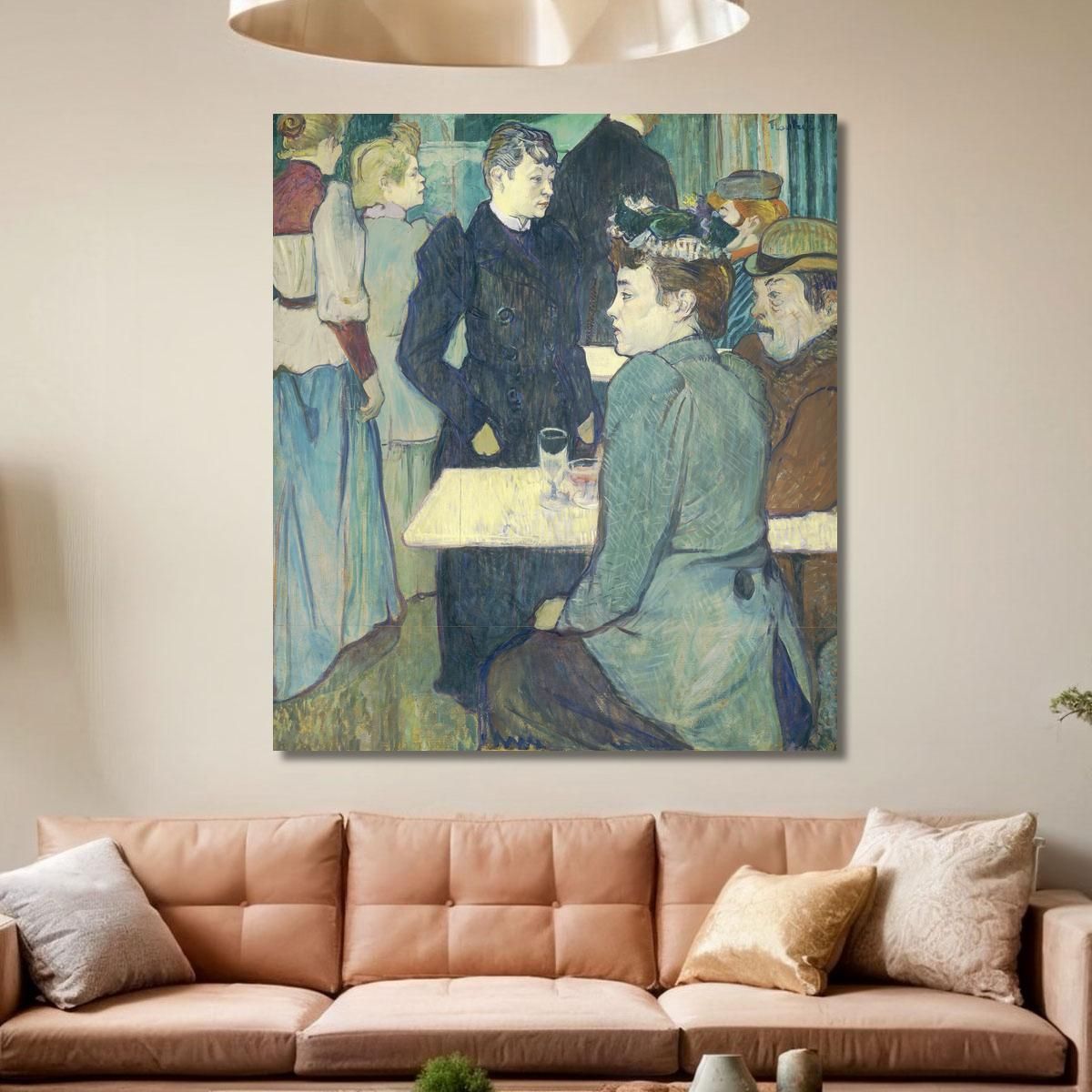 A Corner Of The Moulin De La Galette Henri de Toulouse-Lautrec htl1 canvas print 