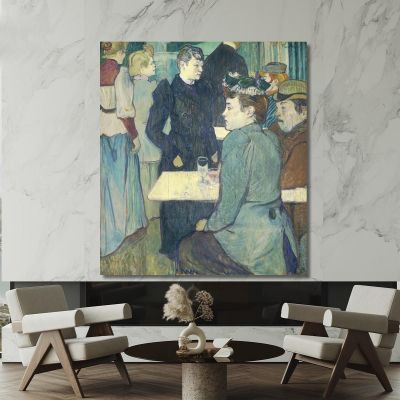 A Corner Of The Moulin De La Galette Henri de Toulouse-Lautrec htl1 canvas print 