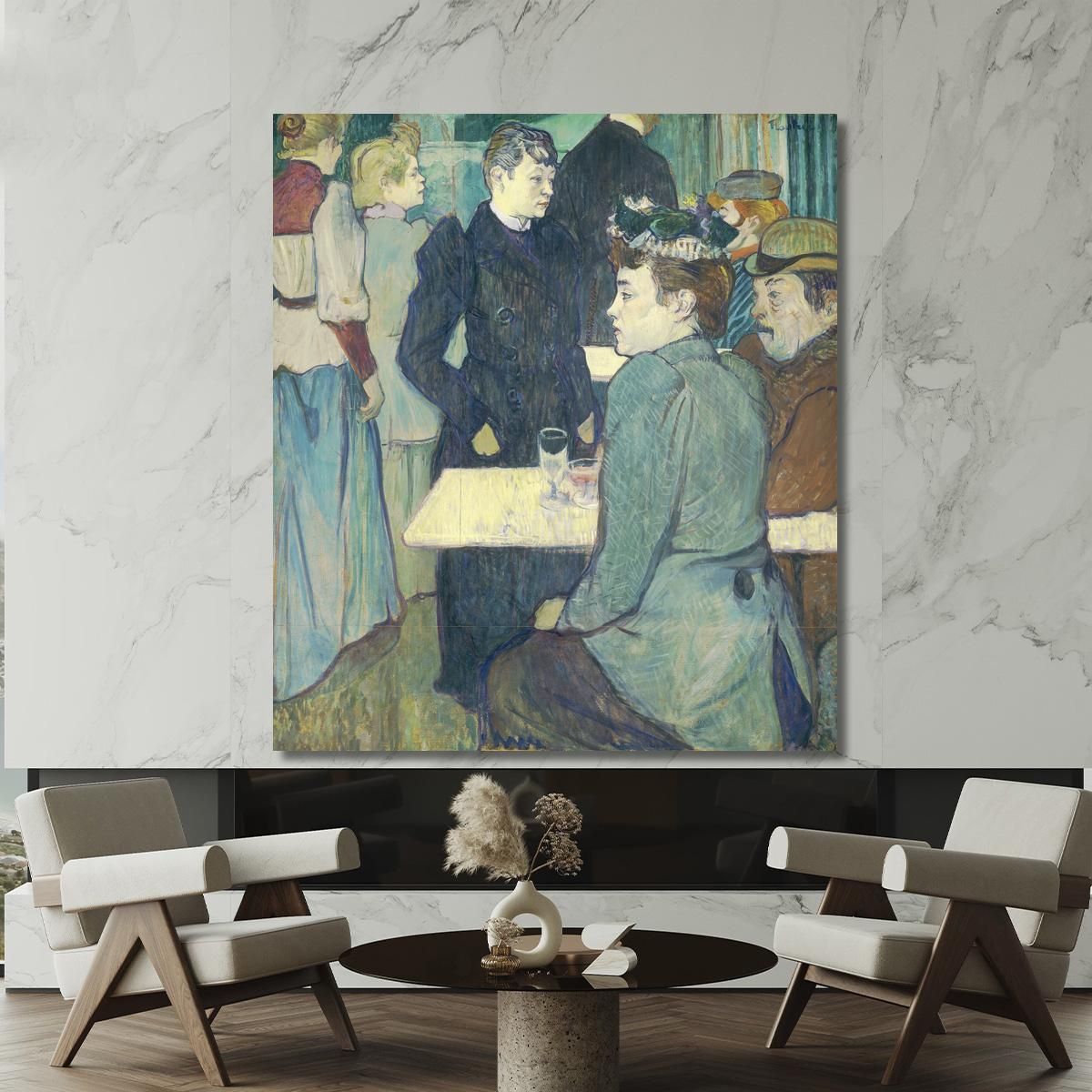 A Corner Of The Moulin De La Galette Henri de Toulouse-Lautrec htl1 canvas print 