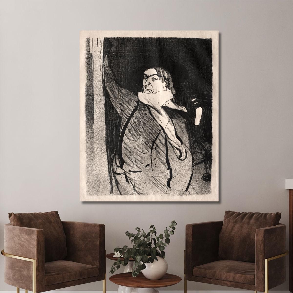 Aristide Bruant Henri de Toulouse-Lautrec htl8 canvas print 