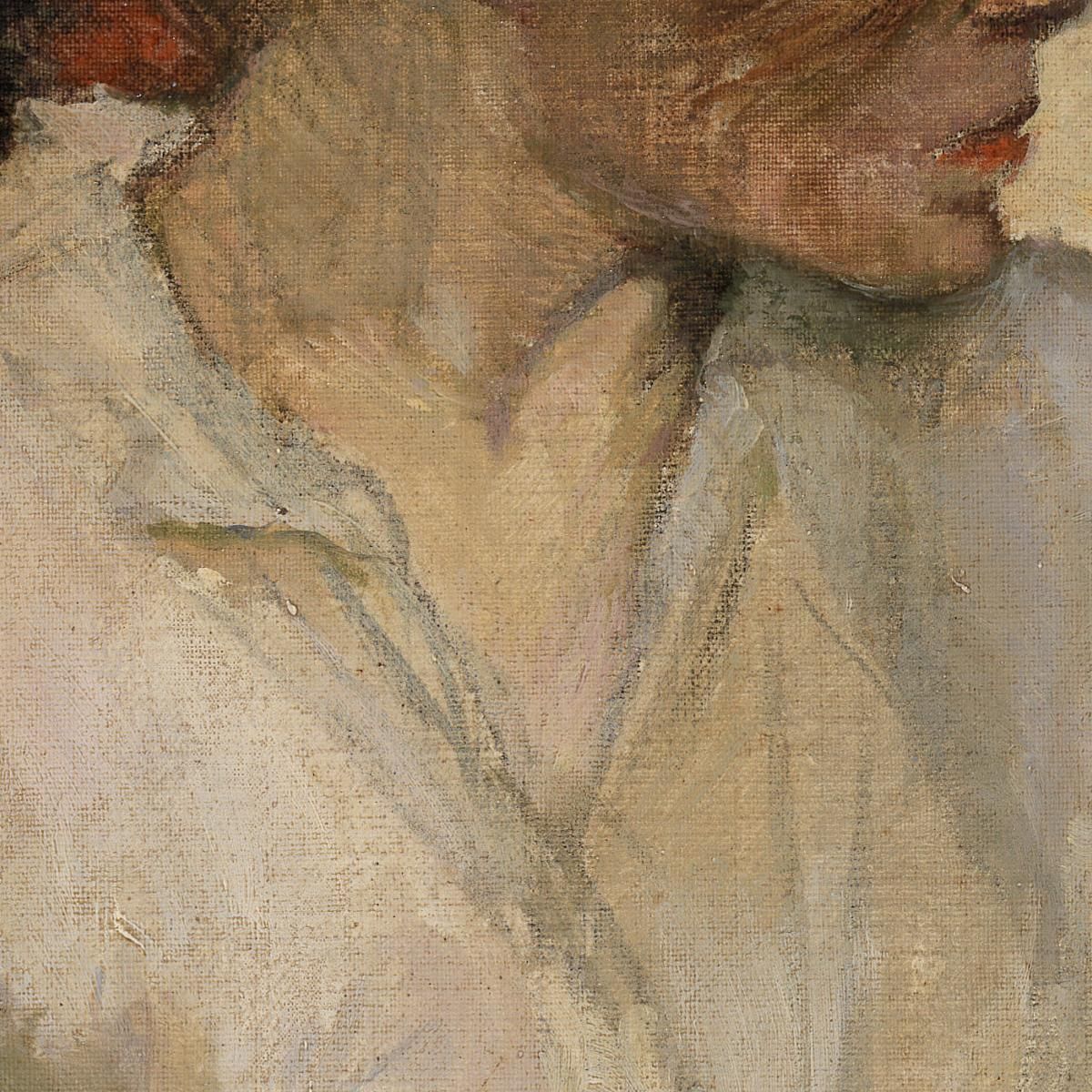 At Montrouge Rosa La Rouge Henri de Toulouse-Lautrec htl9 canvas print
