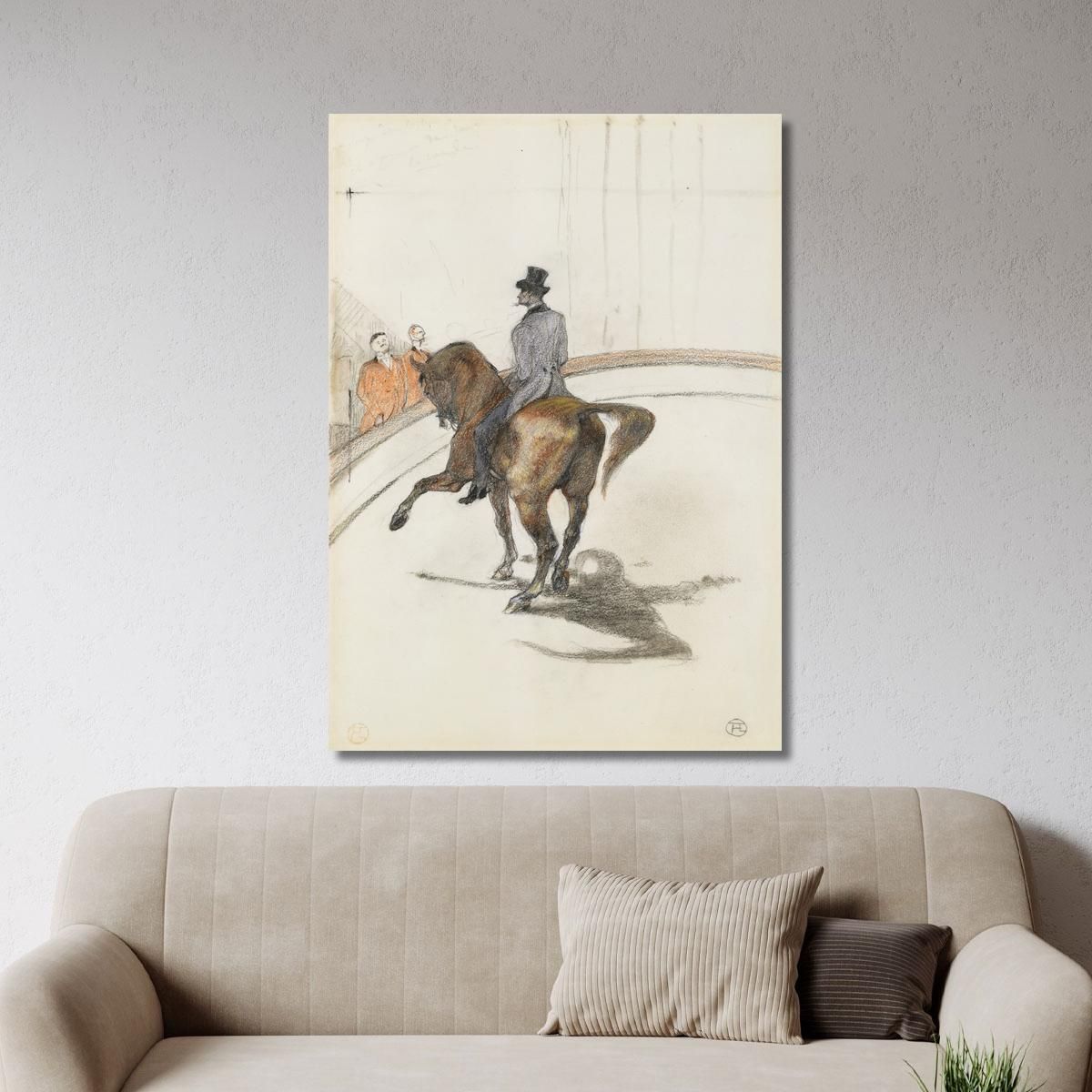 At The Circus The Spanish Walk Henri de Toulouse-Lautrec htl12 canvas print 