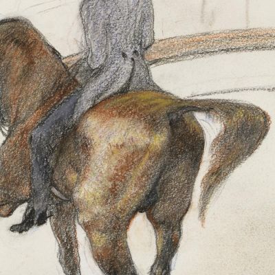 At The Circus The Spanish Walk Henri de Toulouse-Lautrec htl12 canvas print