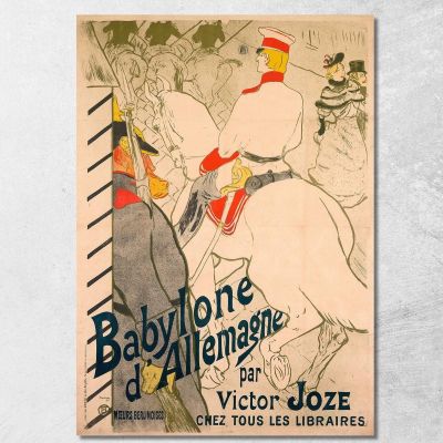 Babylon Of Germany Henri de Toulouse-Lautrec htl21 canvas print 