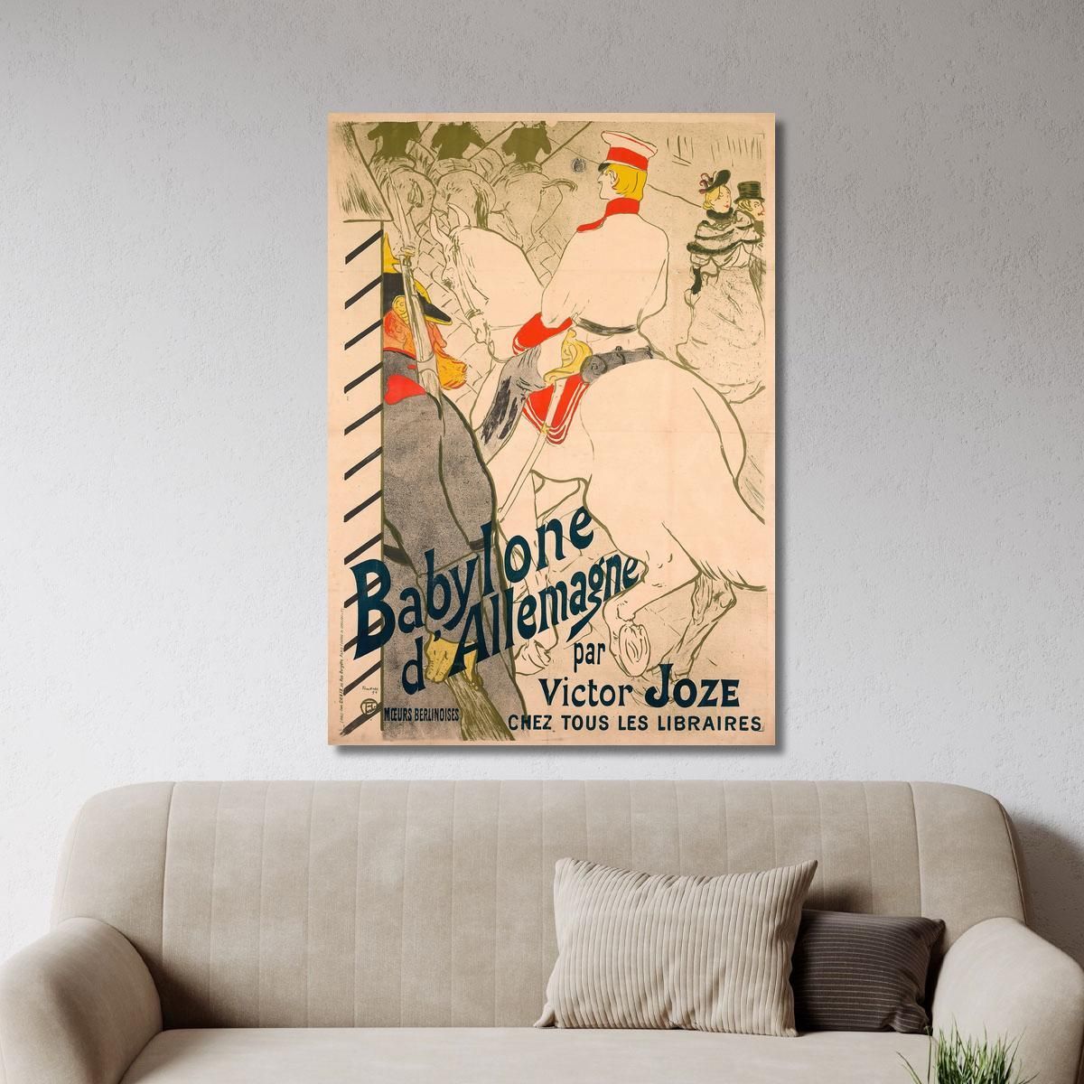 Babylon Of Germany Henri de Toulouse-Lautrec htl21 canvas print 