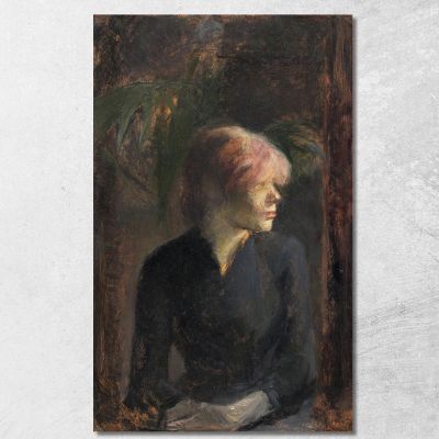 Carmen Gaudin Henri de Toulouse-Lautrec htl25 canvas print 