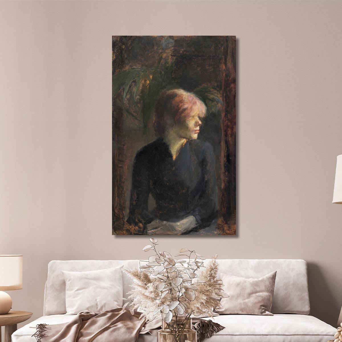 Carmen Gaudin Henri de Toulouse-Lautrec htl25 canvas print 