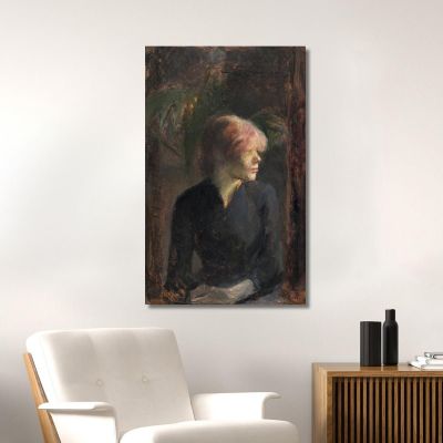 Carmen Gaudin Henri de Toulouse-Lautrec htl25 canvas print 