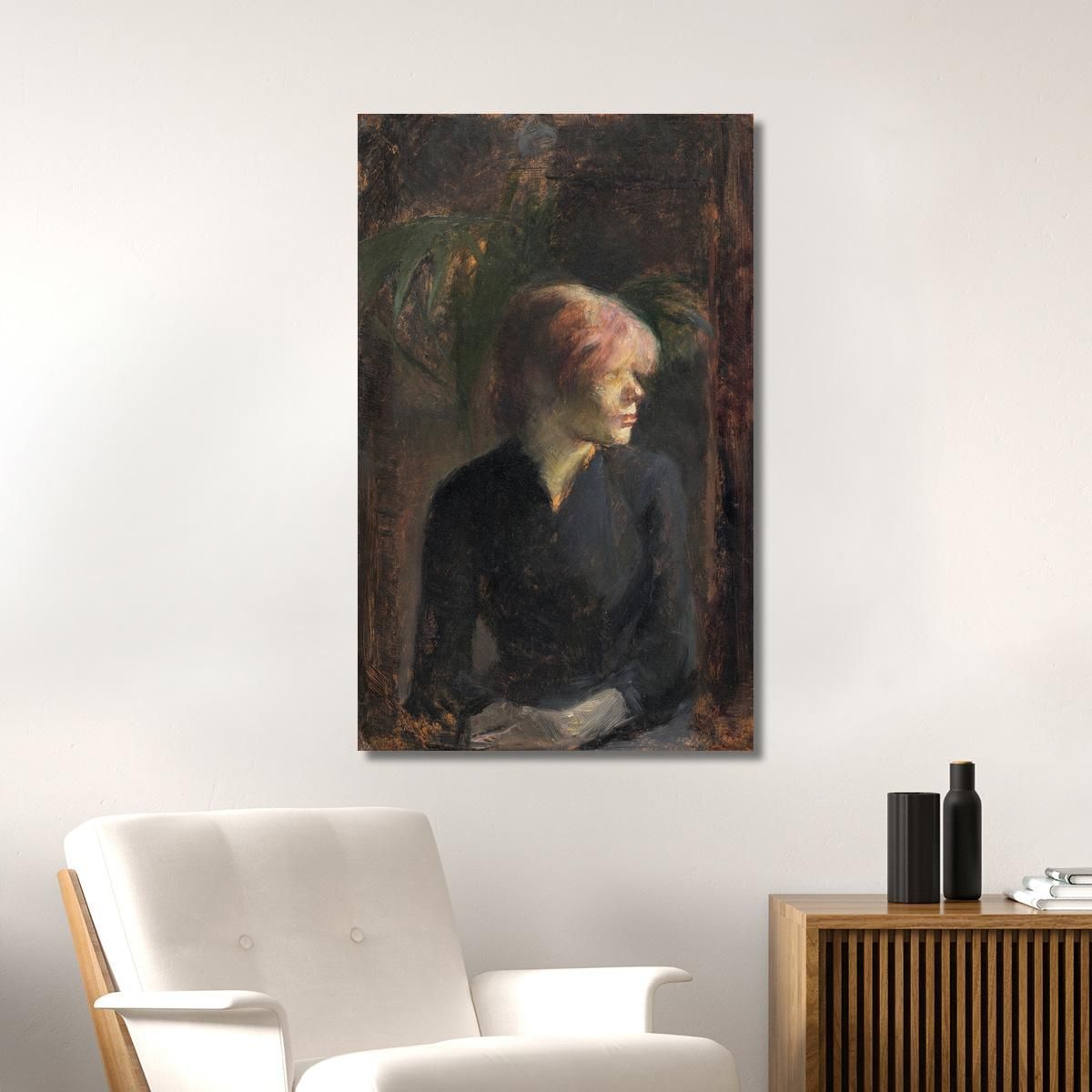 Carmen Gaudin Henri de Toulouse-Lautrec htl25 canvas print 