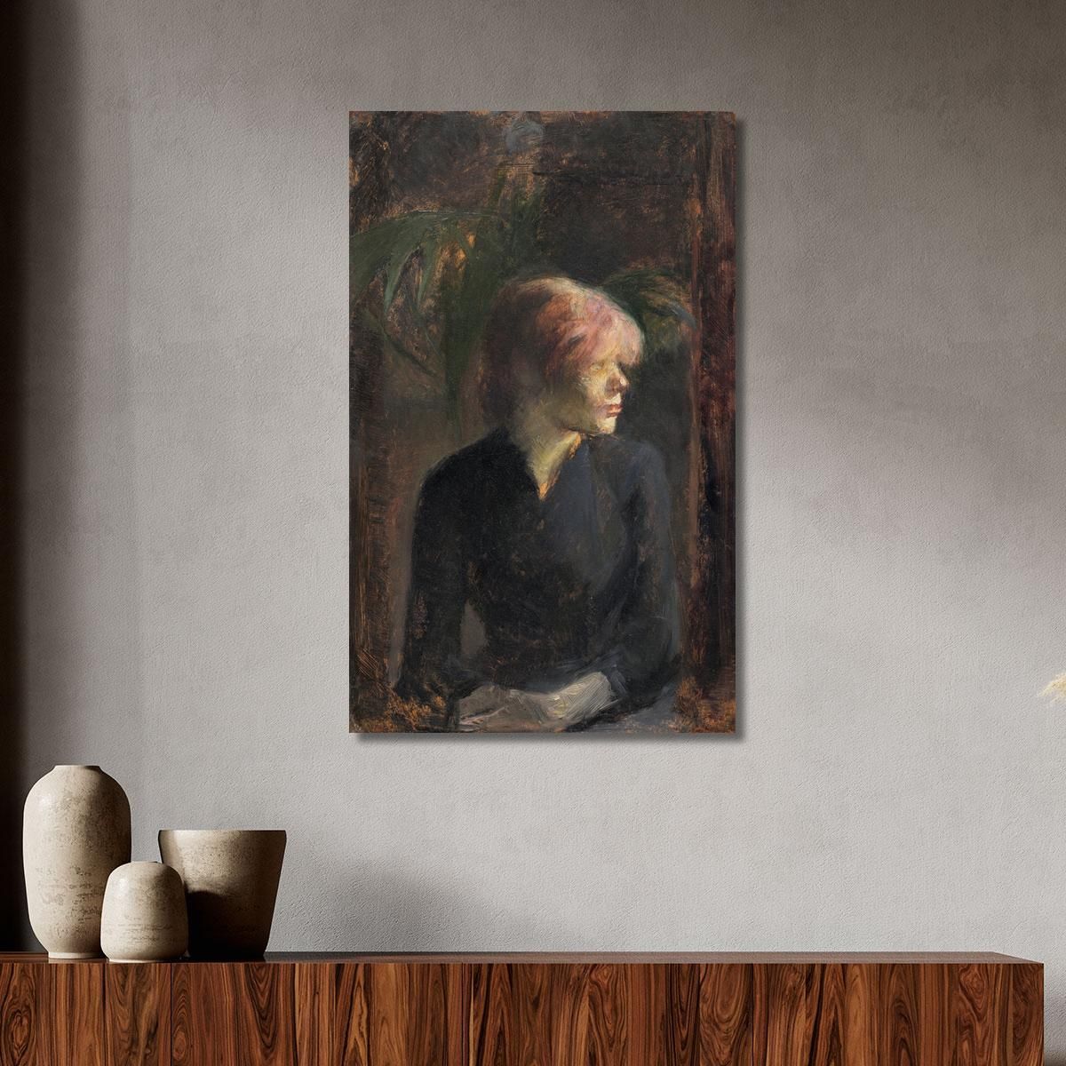 Carmen Gaudin Henri de Toulouse-Lautrec htl25 canvas print 