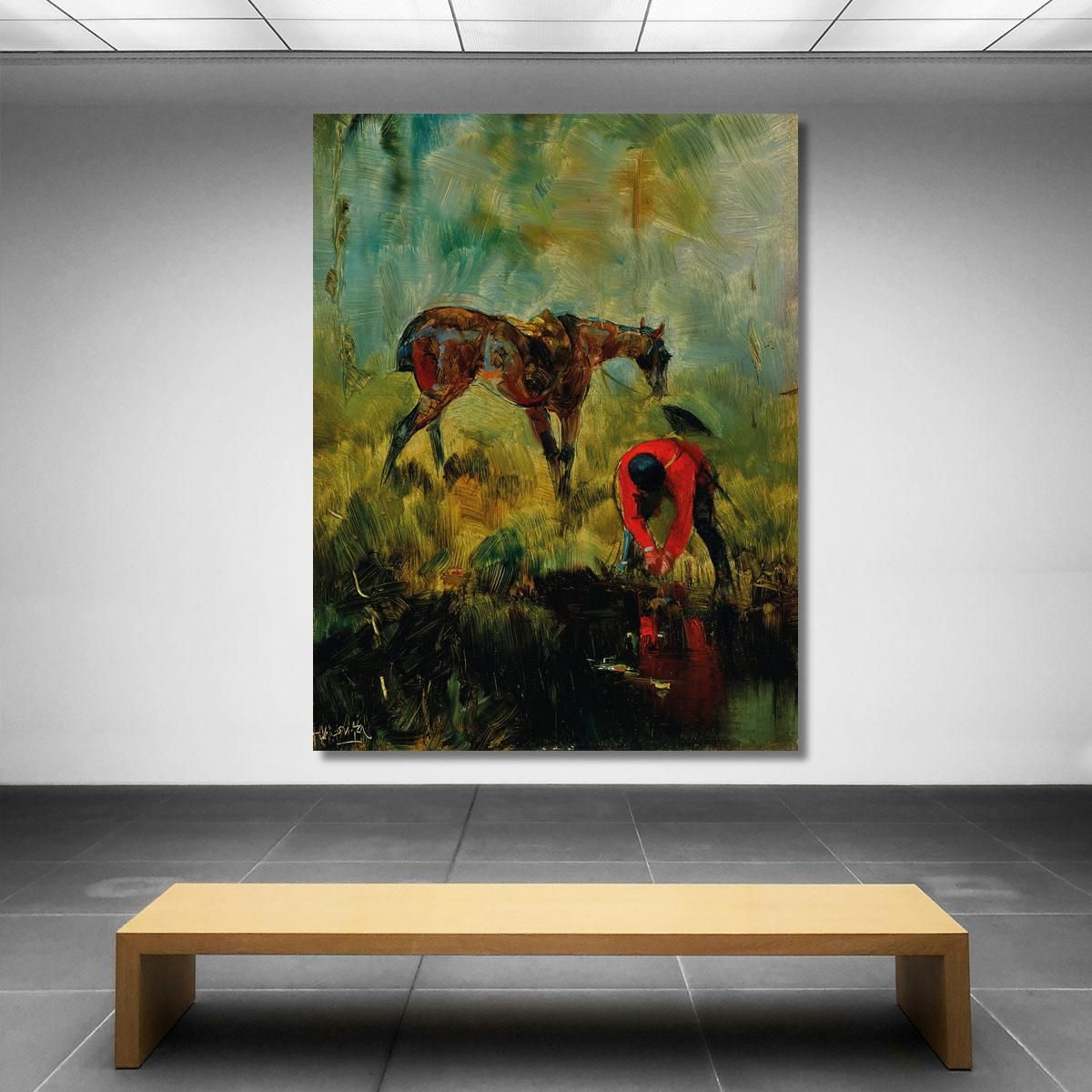 Hunting Horse Henri de Toulouse-Lautrec htl28 canvas print 