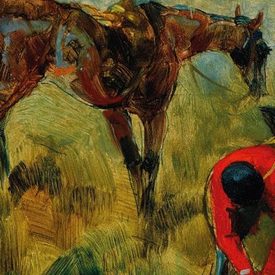 Hunting Horse Henri de Toulouse-Lautrec htl28 canvas print