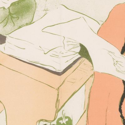 Cover For L'Estampe Originale Album I Published By Les Journal Des Artistes Henri de Toulouse-Lautrec htl29 canvas print