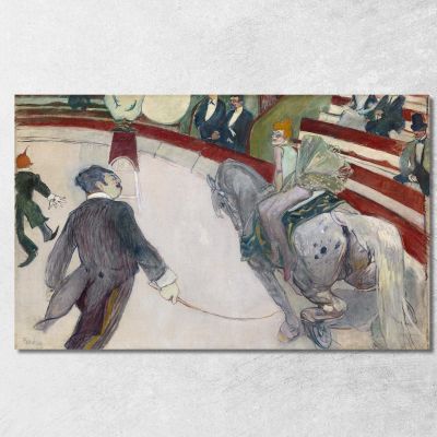 Equestrienne At The Cirque Fernando Henri de Toulouse-Lautrec htl37 canvas print 