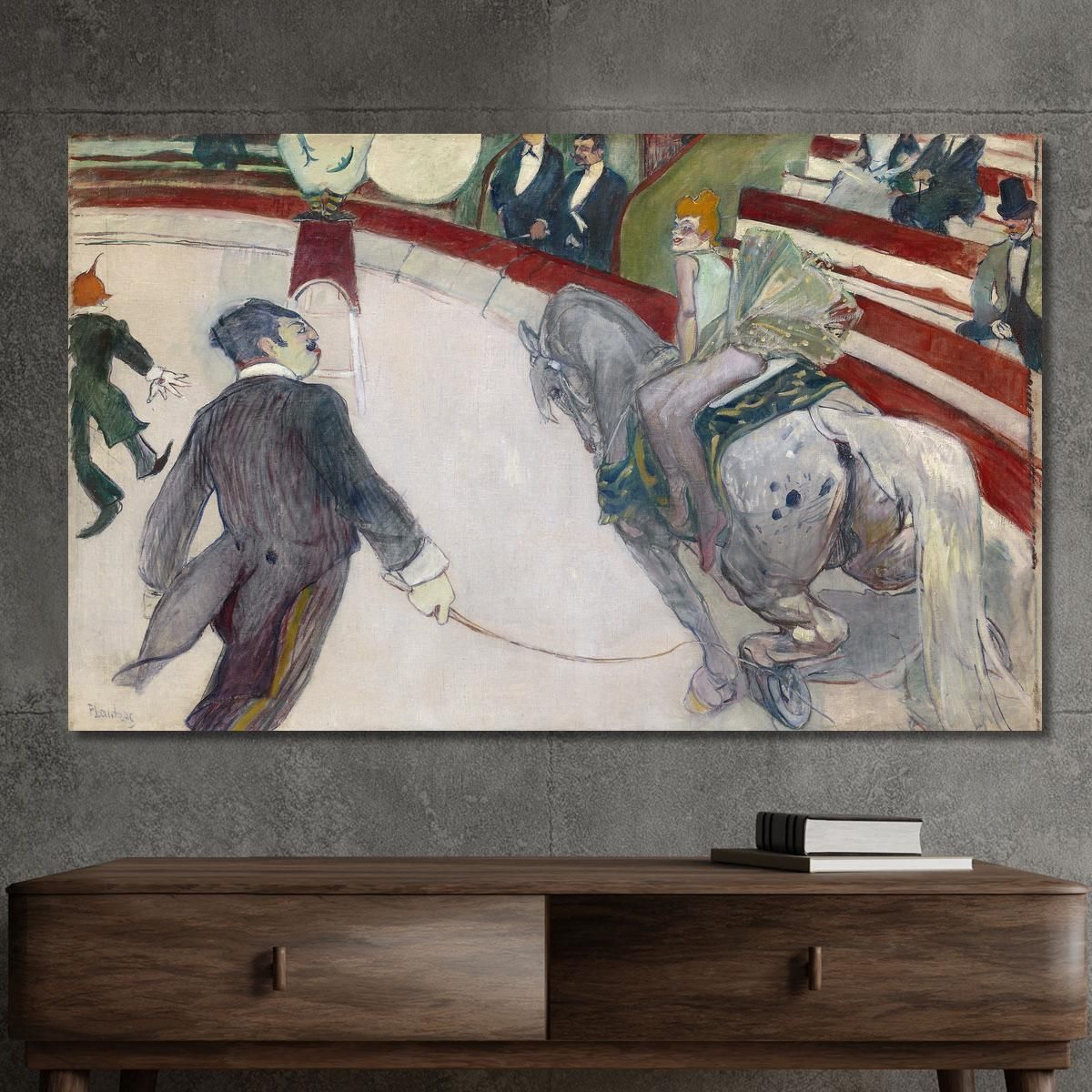 Equestrienne At The Cirque Fernando Henri de Toulouse-Lautrec htl37 canvas print 