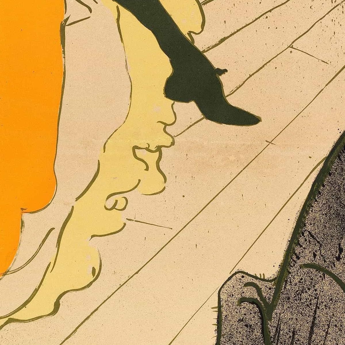 Jane Avril At The Jardin De Paris Henri de Toulouse-Lautrec htl47 canvas print