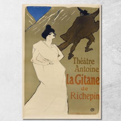 The Gypsy Henri de Toulouse-Lautrec htl50 canvas print 