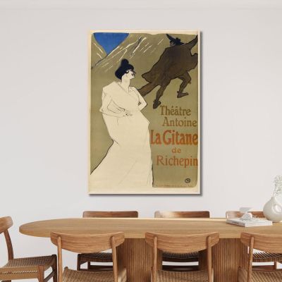 The Gypsy Henri de Toulouse-Lautrec htl50 canvas print 
