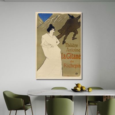 The Gypsy Henri de Toulouse-Lautrec htl50 canvas print 