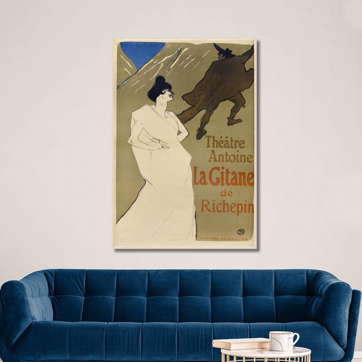 The Gypsy Henri de Toulouse-Lautrec htl50 canvas print 