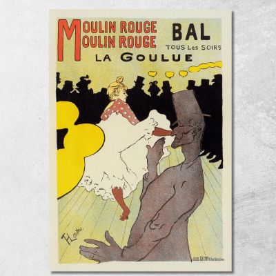 La Goulue Henri de Toulouse-Lautrec htl53 canvas print 