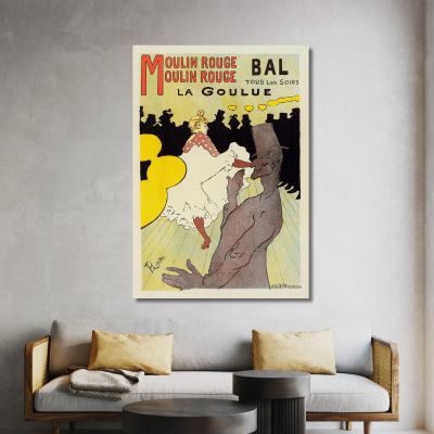 La Goulue Henri de Toulouse-Lautrec htl53 canvas print 