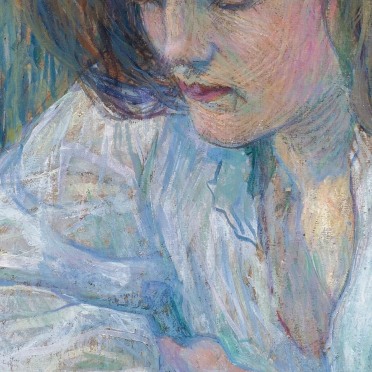 The Reader Henri de Toulouse-Lautrec htl54 canvas print