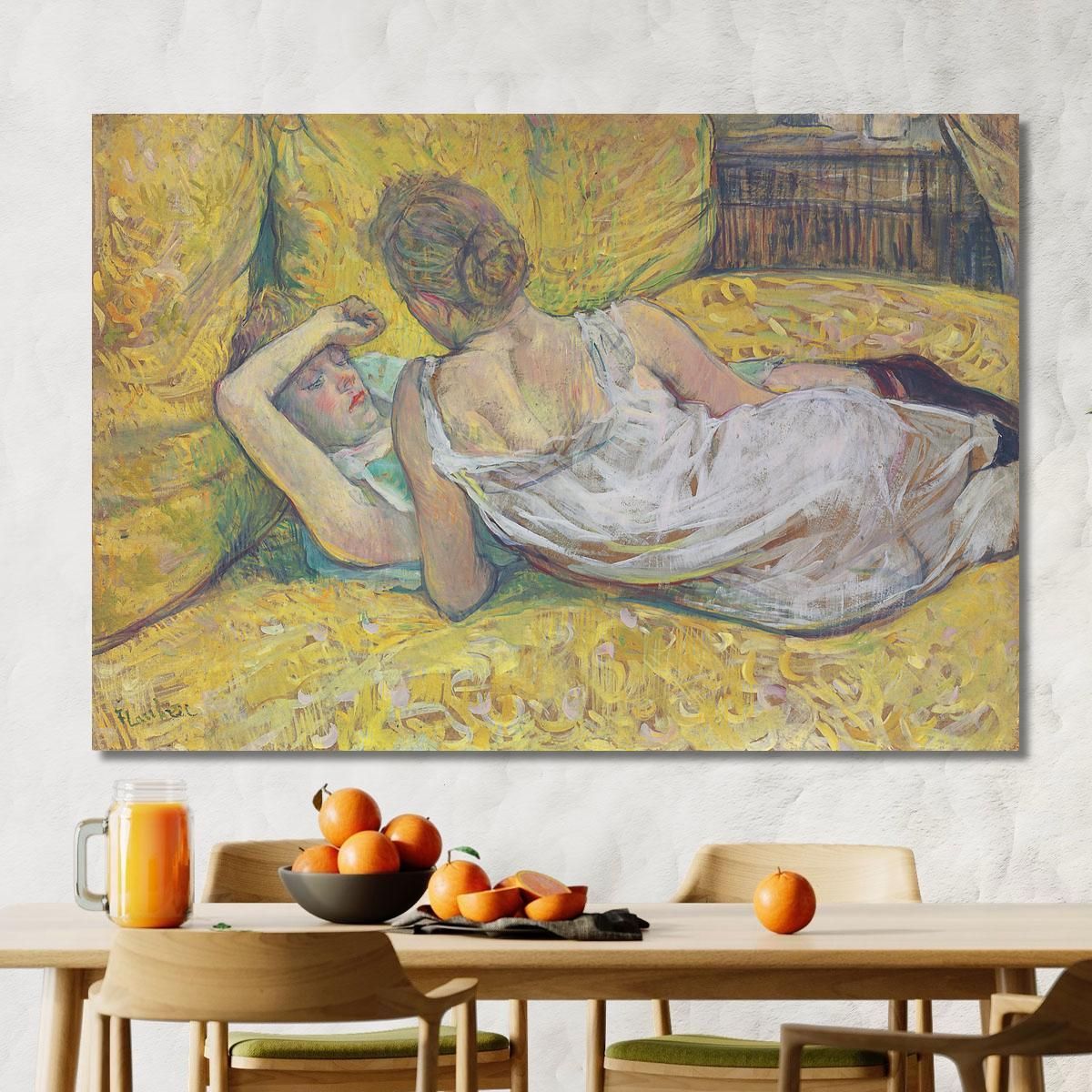 L'Abandon (Les Deux Amies) Henri de Toulouse-Lautrec htl61 canvas print 