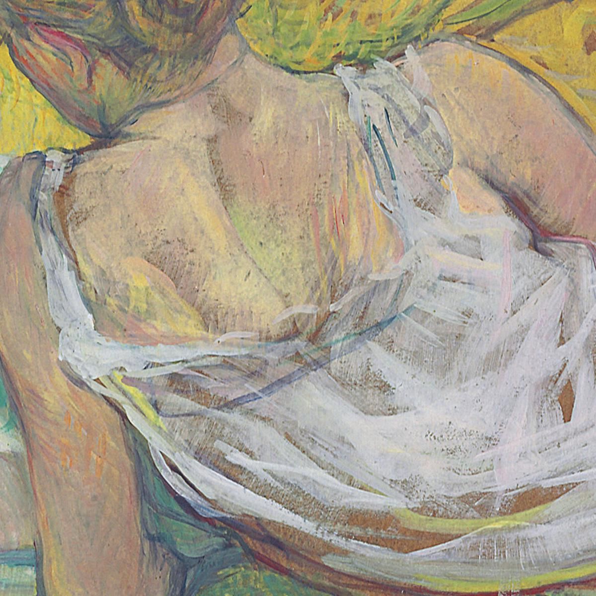 L'Abandon (Les Deux Amies) Henri de Toulouse-Lautrec htl61 canvas print