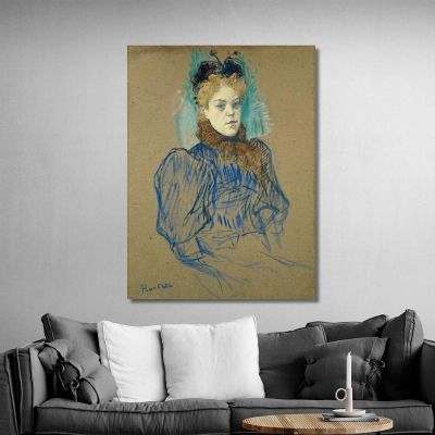 May Milton Henri de Toulouse-Lautrec htl70 canvas print 