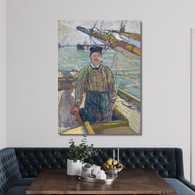 Monsieur Émile Davoust Henri de Toulouse-Lautrec htl72 canvas print 