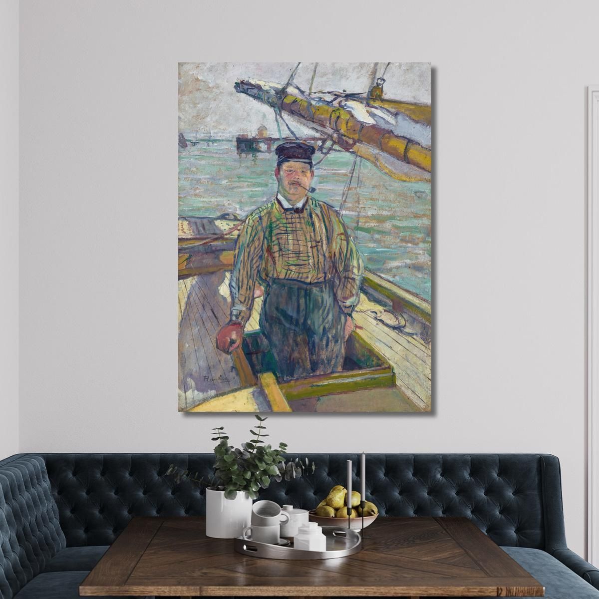 Monsieur Émile Davoust Henri de Toulouse-Lautrec htl72 canvas print 